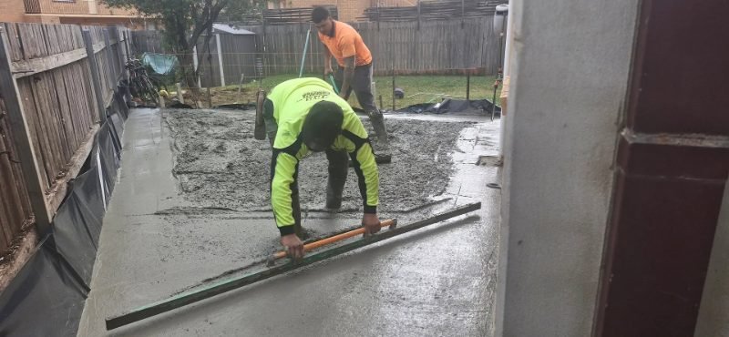 Concrete Contracting project in alexandria