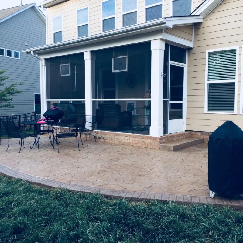 Concrete Contracting project in alexandria
